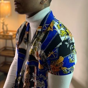 Short Sleeve Abstract Shirt